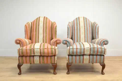 Antique Wing chairs 1