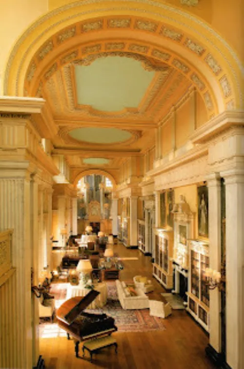 Blenheim long library