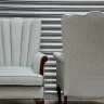 Fully Reupholstered, Fluted Back