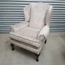 Reupholstered Wing Chair