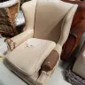 Reupholstered Wing Chair