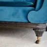 Sofa reupholstered & arms modified