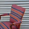Reupholstery of a Hillcrest chair for Griffin Interiors