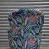 Iron Backed Chair Reupholstery in a Linwood Printed Velvet