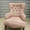 Buttoned Back Chair – Recovered
