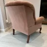 Buttoned Back Chair Recovered  in a GP&J Baker Lifestyle Woven Fabric