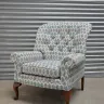 Buttoned Back Chair Recovered