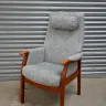 Wooden Frame Chair - Recovered