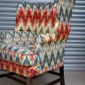 Traditional Chippendale Chair reupholstered