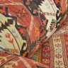 Antique Sofa Reupholstered in a Traditional Kilim Rug & Stud Detailing
