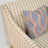 Sofa Reupholstered in Textured Woven Fabric