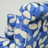 Small Armchair Reupholstered in a Bright, Bold Patterned Fabric