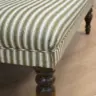 STRIPED OTTOMAN
