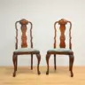 Duo Antique Upholstered Dining Chairs
