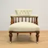 Little Antique Chair Reupholstered In a Boucle Fabric