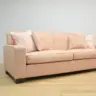 Reupholstered Square Arm Sofa in a Colefax & Fowler Fabric