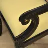 Wooden Chair with Gold Detailing