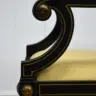 Wooden Chair with Gold Detailing