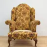 Pair of Wing Chairs Recovered in a Colefax & Fowler Fabric