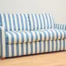 Bespoke Natural Sofa Bed Covered in 100% Linen
