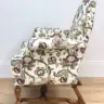 Antique Armchair Re-Covered for Trinity College Oxford
