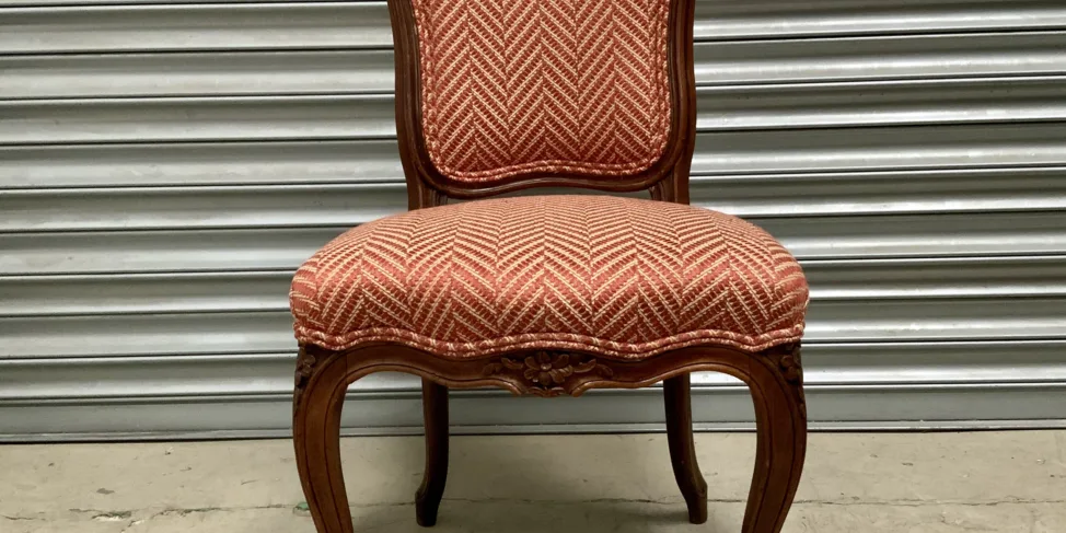 Wooden framed chair