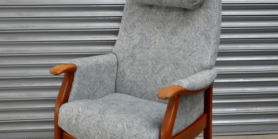 Wooden Frame Chair - Recovered