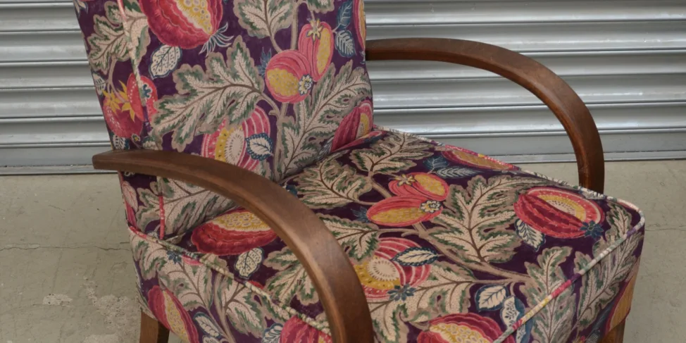 Wooden Frame Chair – fully reupholstered