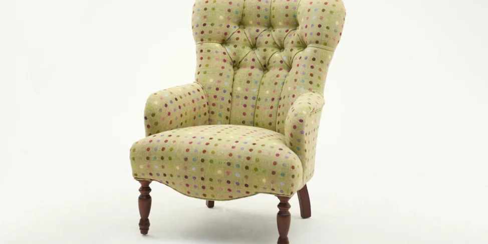 Moon Spotty Button Back Chair