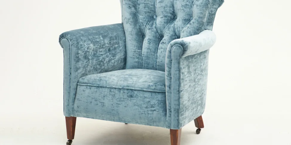 Crushed Velvet Armchair