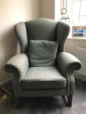 Grand Arm Chair Re-covered