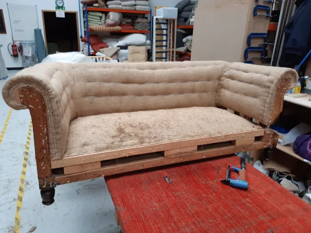 Traditionally Upholstered Sofa