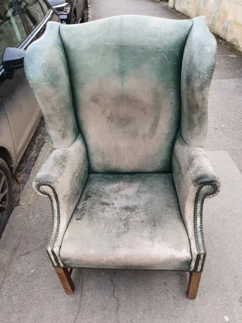 Grand Wing Chair - Fully Reupholstered