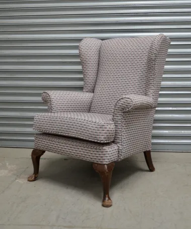 Wing Chair – Recovered