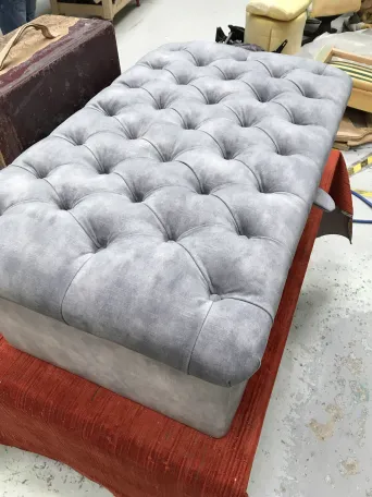 Buttoned Top Ottoman Transformation