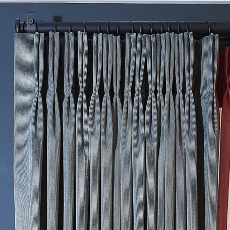 Double Pinch Pleat velvet curtains