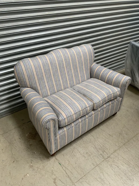 Small Sofa re-covered Designed by Griffin Interiors