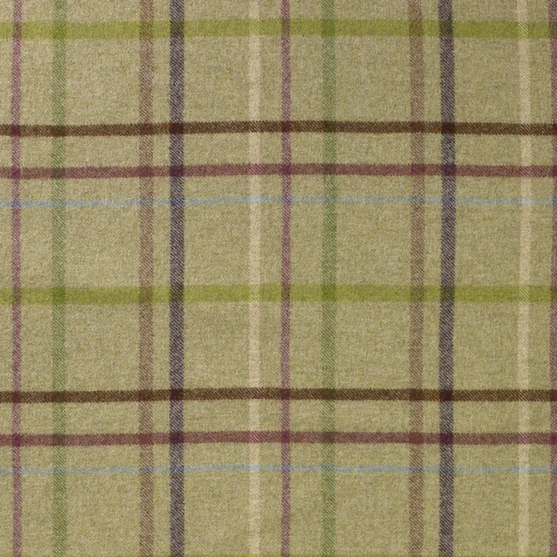 Three-Piece Suite Furniture Recovering in Multicheck, Spring Fabric