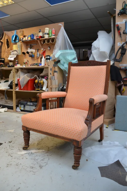 Showood Chair Reupholstery in Romo Aston Henna