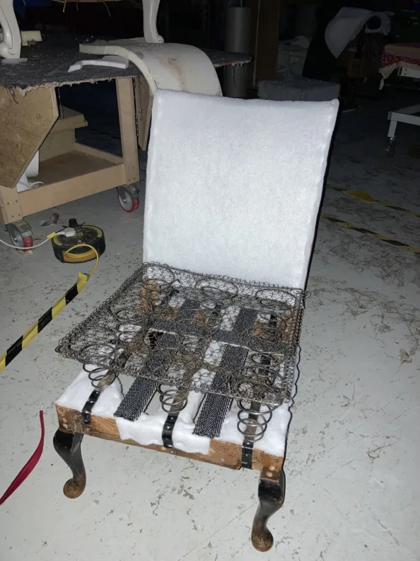 Nursing Chair, fully reupholstered