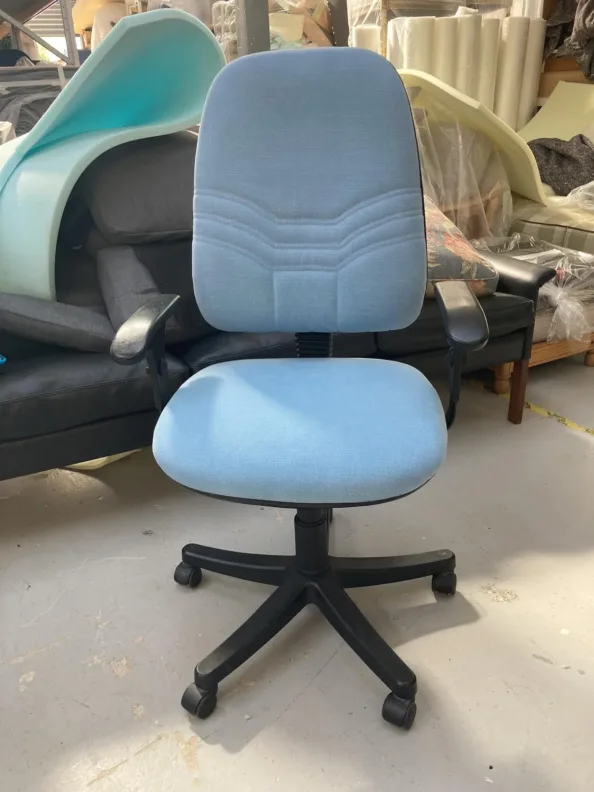 Re-covered Desk Chair