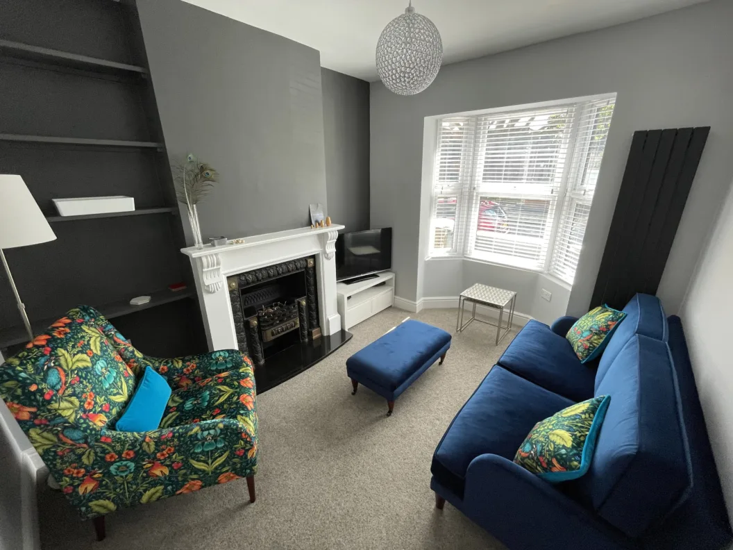 Bespoke Handmade Sofa & Footstool Adams & Moore