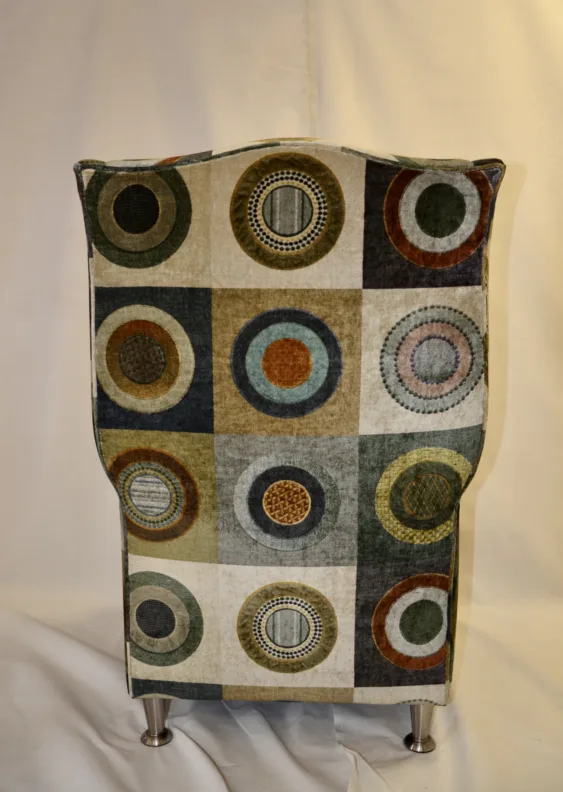 Reupholstered Wing Chair