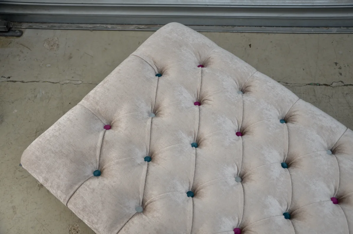 New Bayworth Ottoman from our Adams and Moore Range