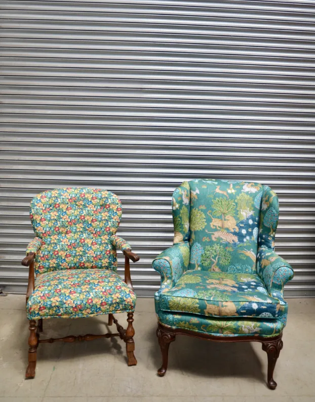 Wooden Chair – Recovered