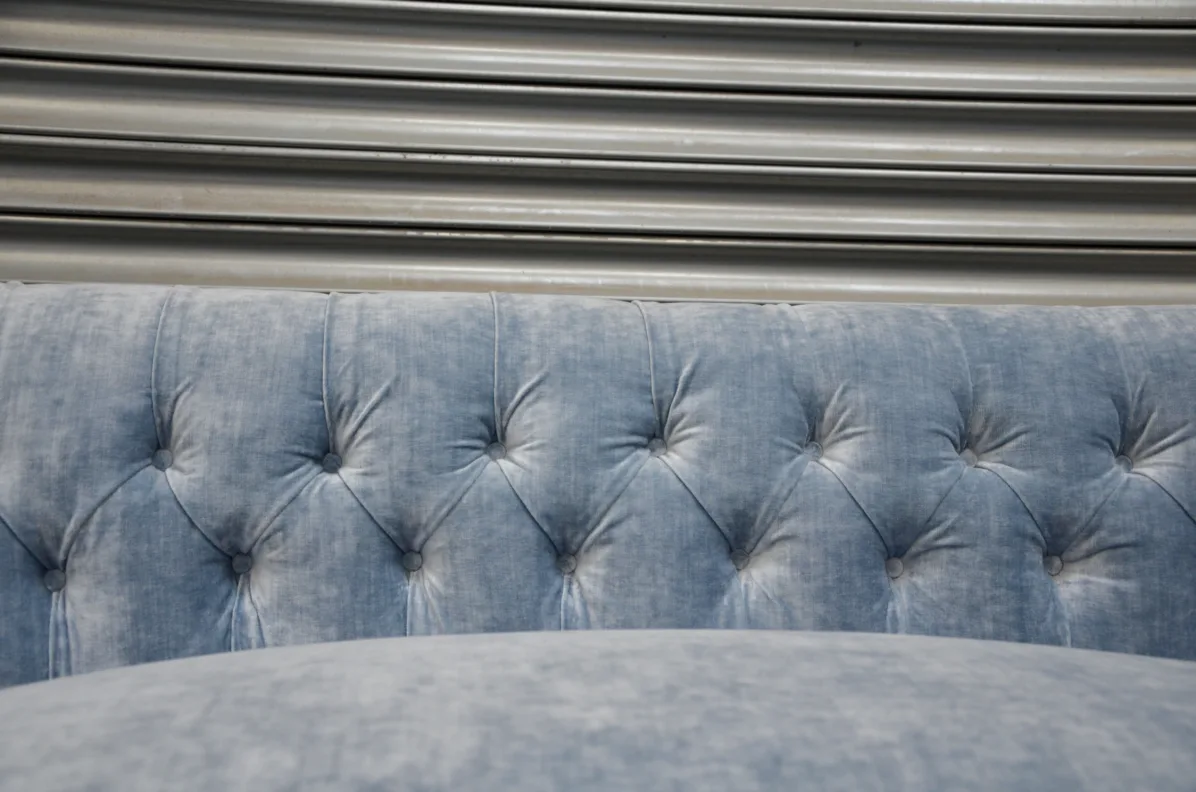 Traditionally Reupholstered Chesterfield