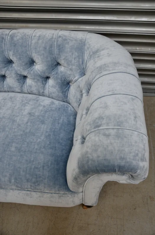 Traditionally Reupholstered Chesterfield