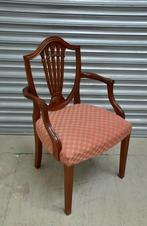 Shield Back Chair - Recovered