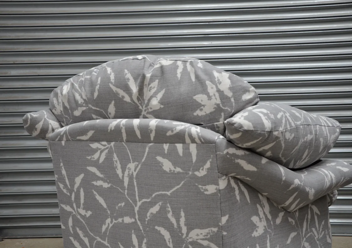 Fully Reupholstered Armchair and Three Piece Suite