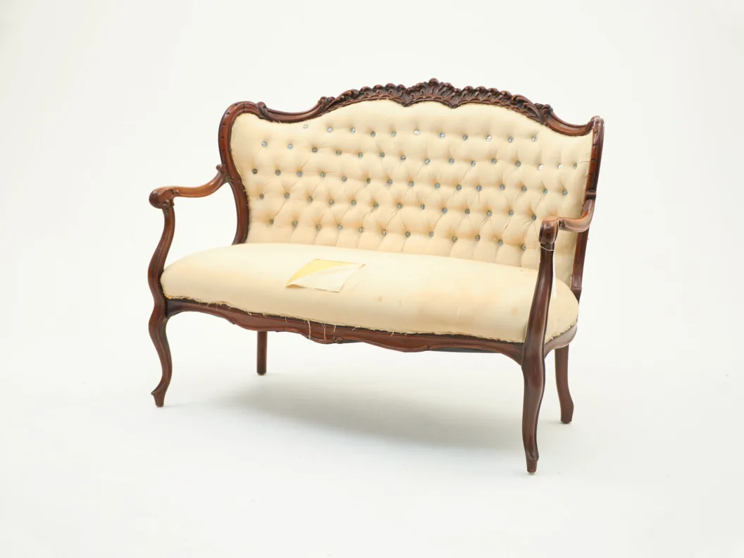 Antique Sofa Reupholstered